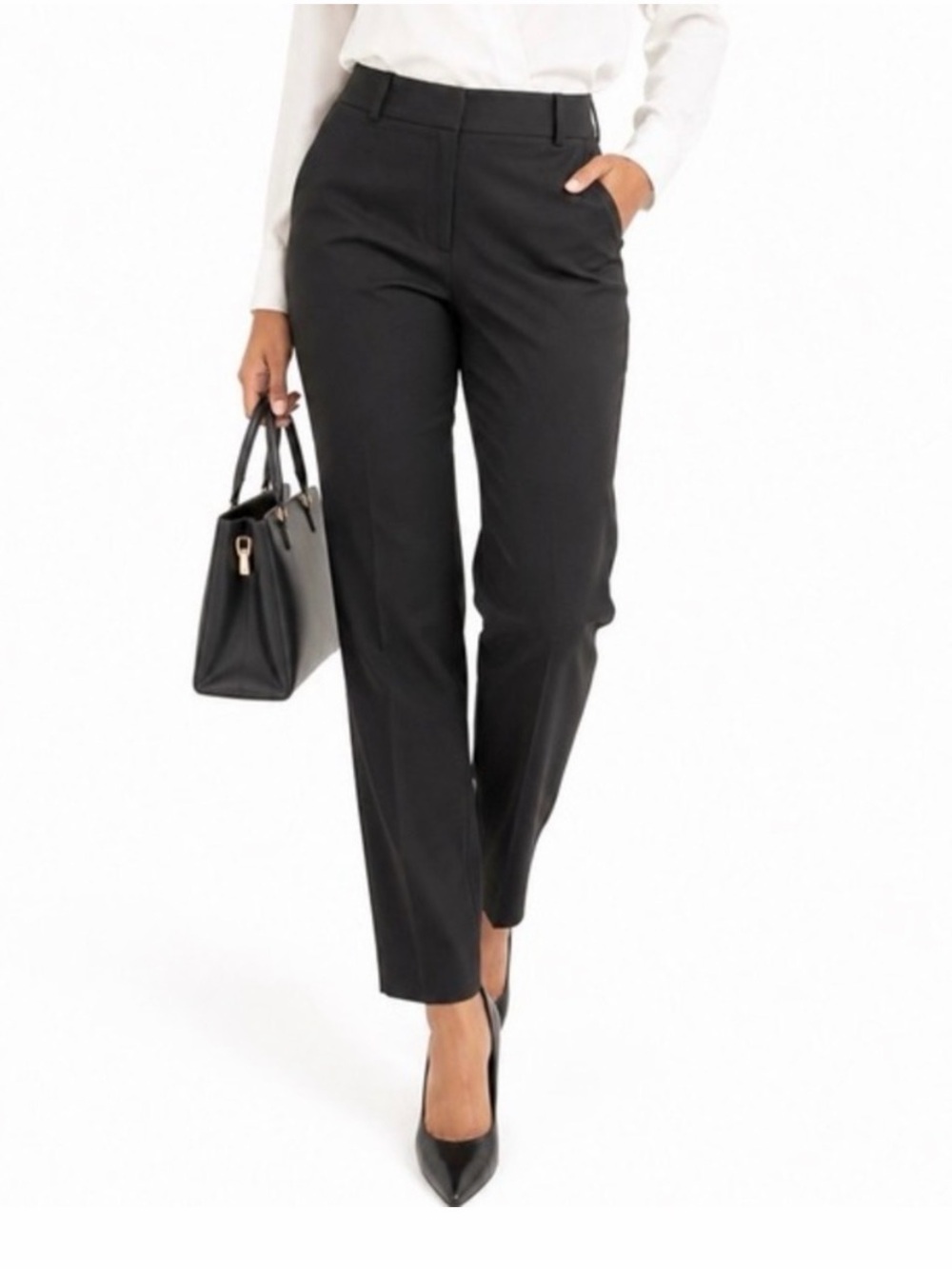 LOFT Classic Black Julie Pants - Size 0- The Perfect Work Pants